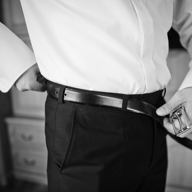 Wear A Belt With A Tuxedo
