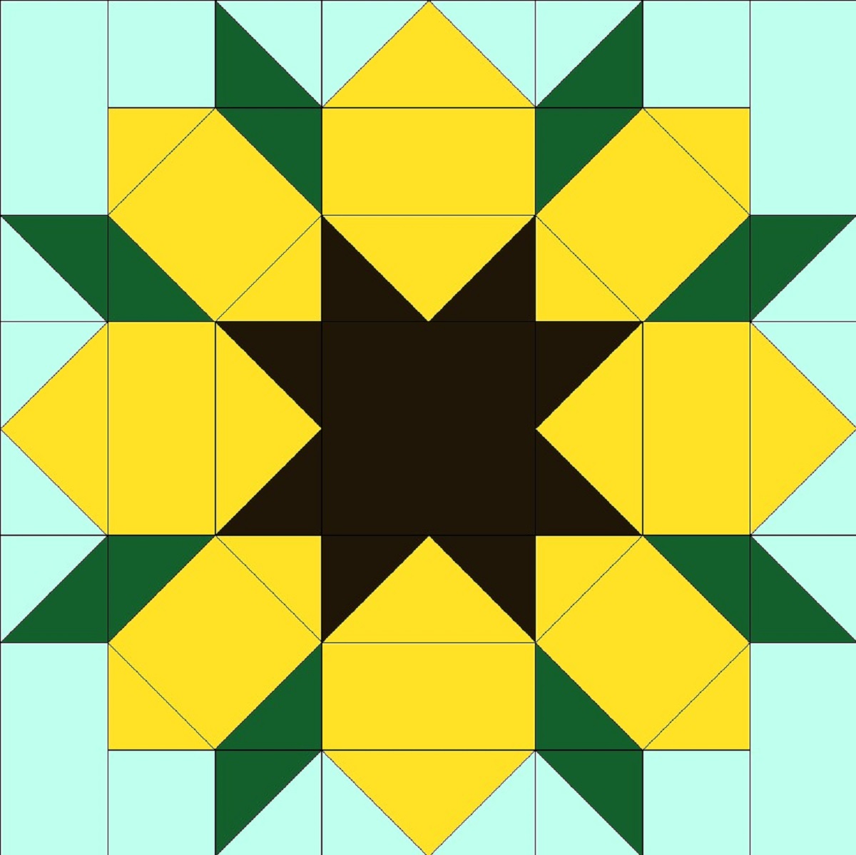 4. Opquilt Sunflower