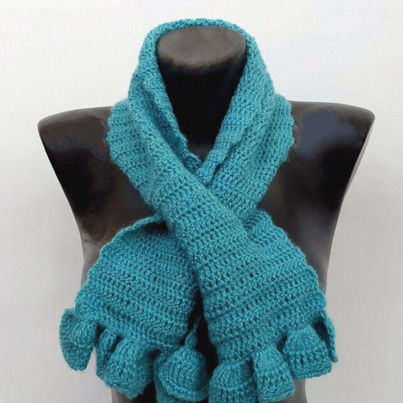 How To Block The Crochet Keyhole Scarf?