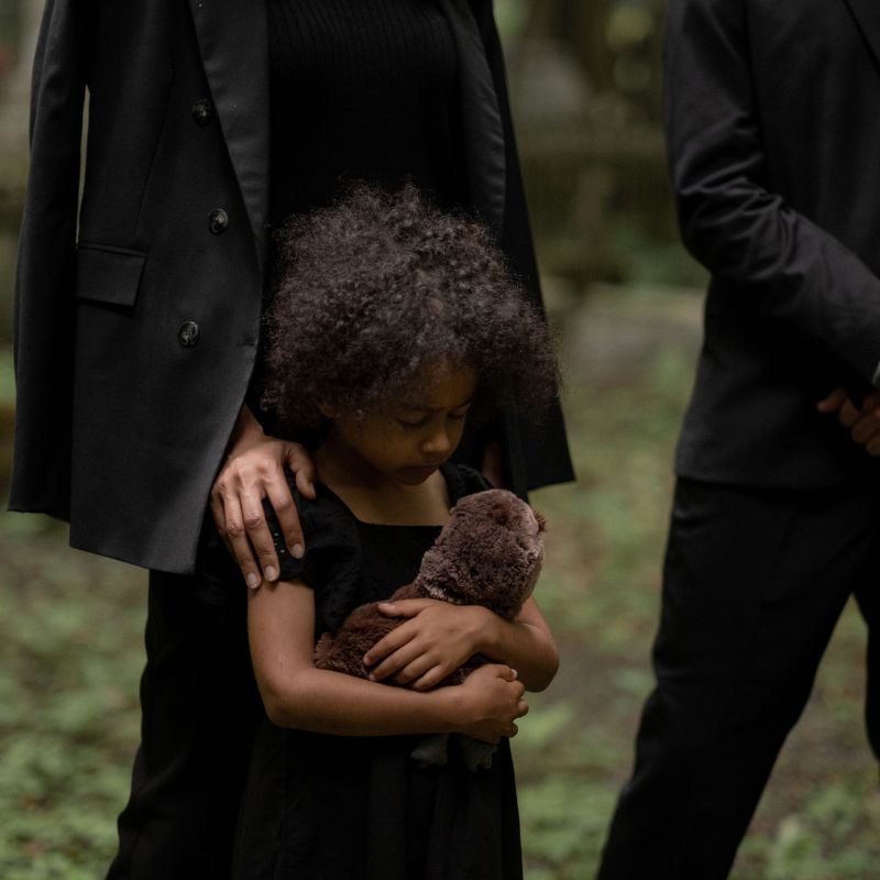 black bombazine dress