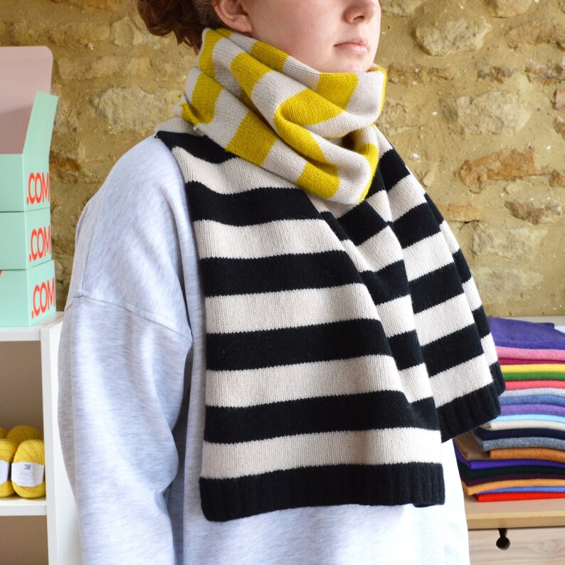 Striped Scarf Knitting Kit&nbsp;