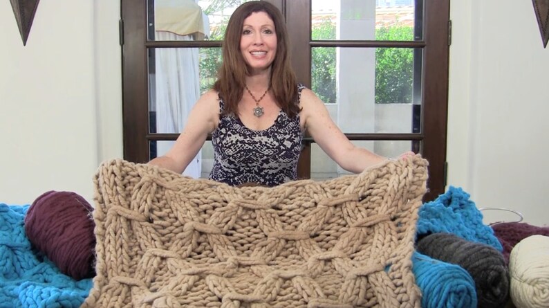 The Sophie Blanket Big Stitch Knitting Kit