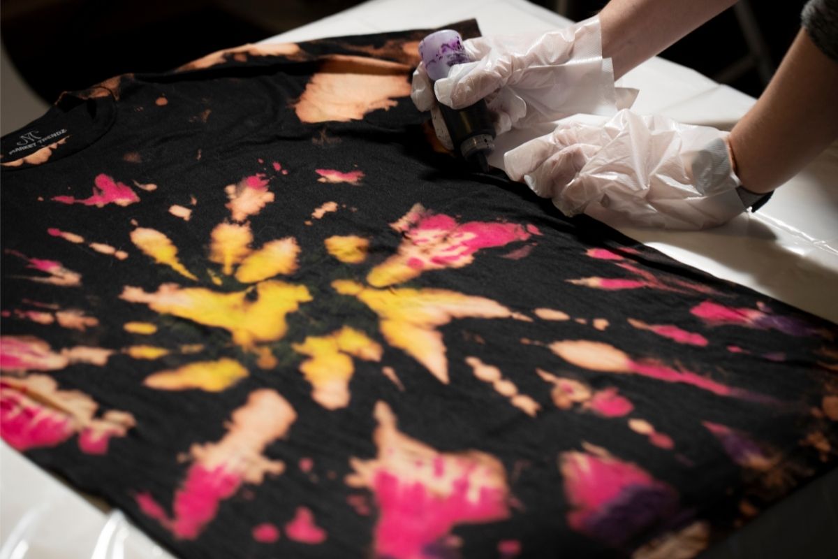 Tie Dying Colored Shirts It Can Be Done (2)