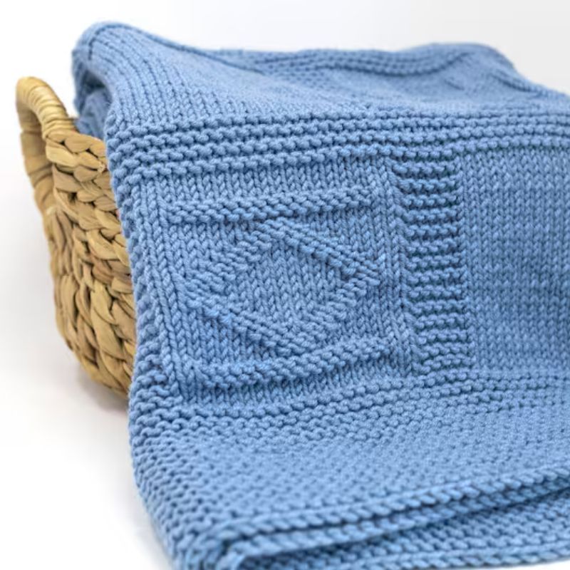  Leland Baby Blanket Knitting Kit