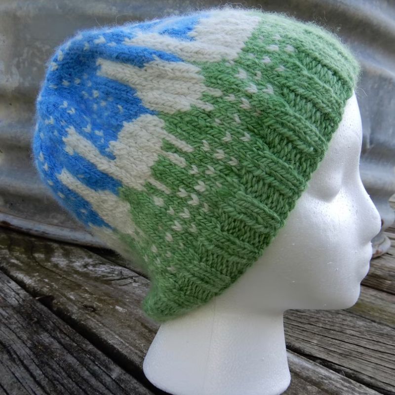 Llama Fair Isle Hat Kit