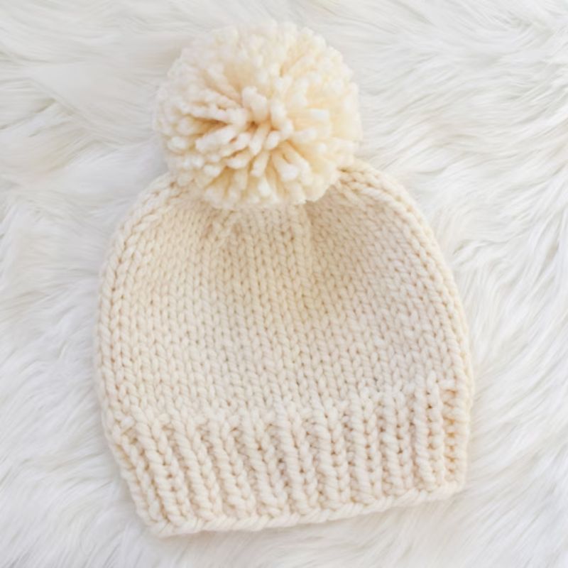 Chunky Beanie Knitting Kit