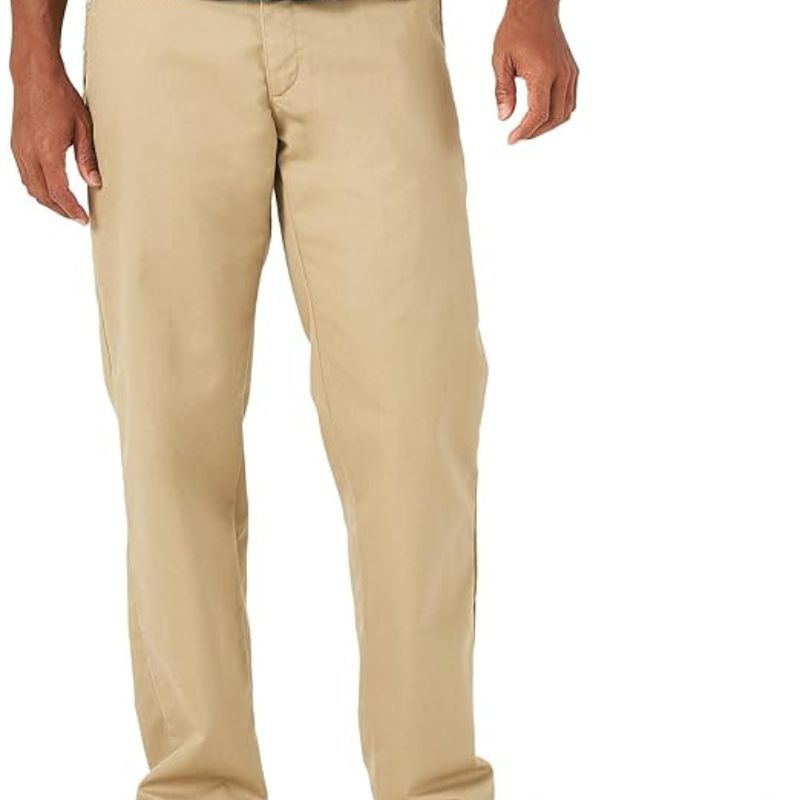 Lee Men's Total Freedom Relaxed Fit Flat Front Pant