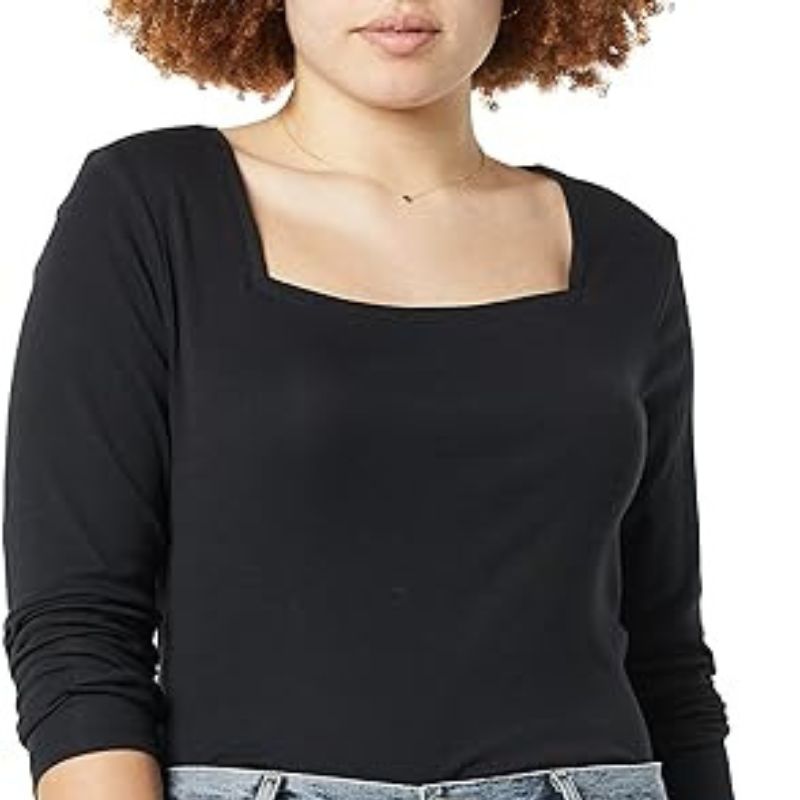  Square Neckline Collar