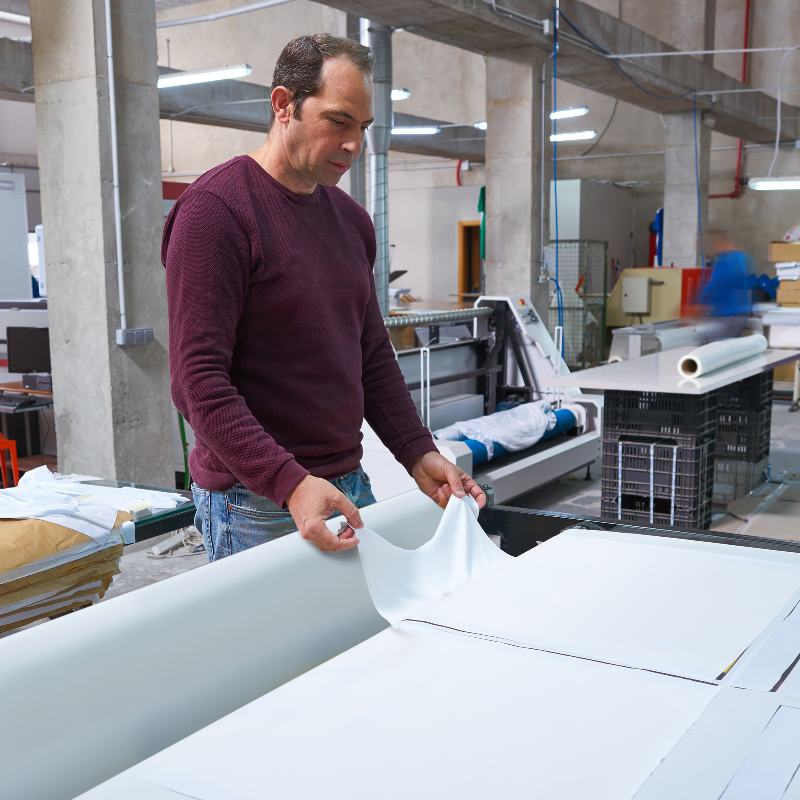 calendering process in textile