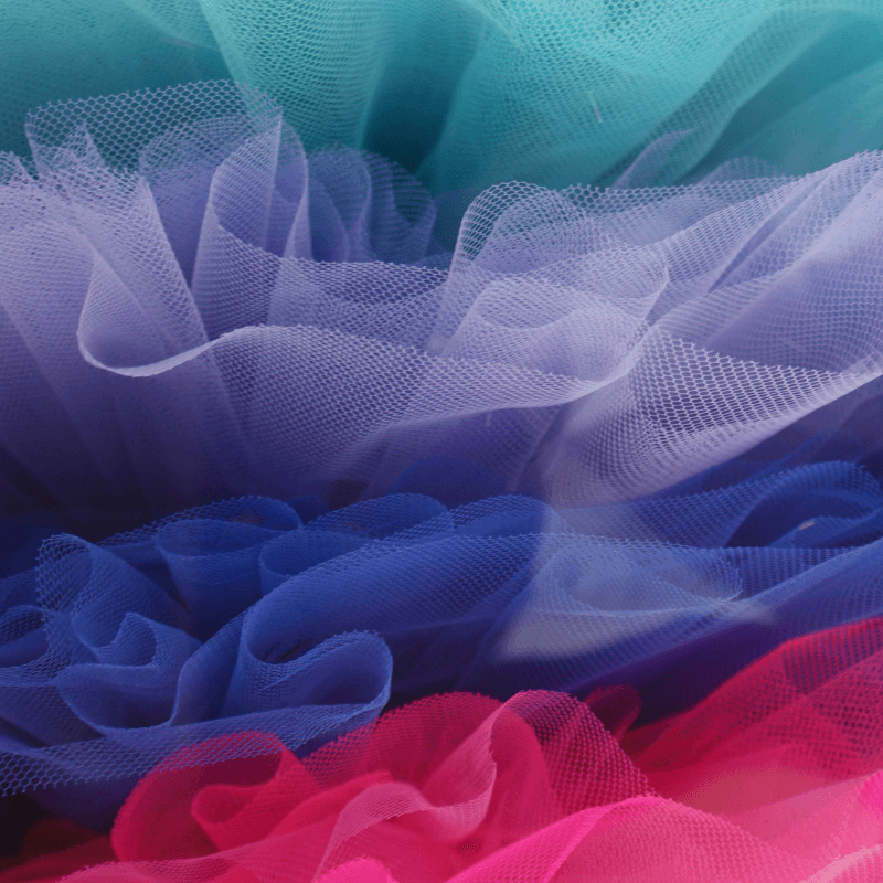 tulle dye fibre