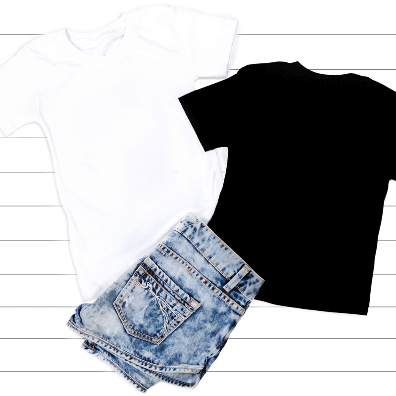 what color shirt goes with blue shorts