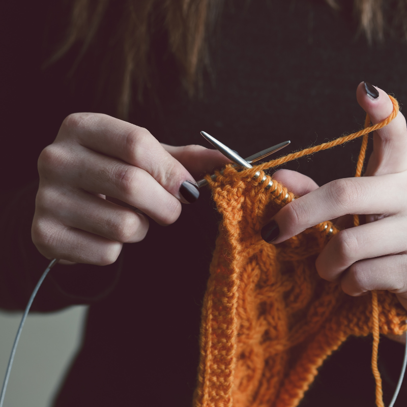 A Free Knitting Pattern For Beginners To Craft A Blanket