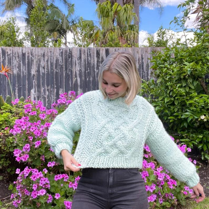 Cropped Sweater Knitting Patterns